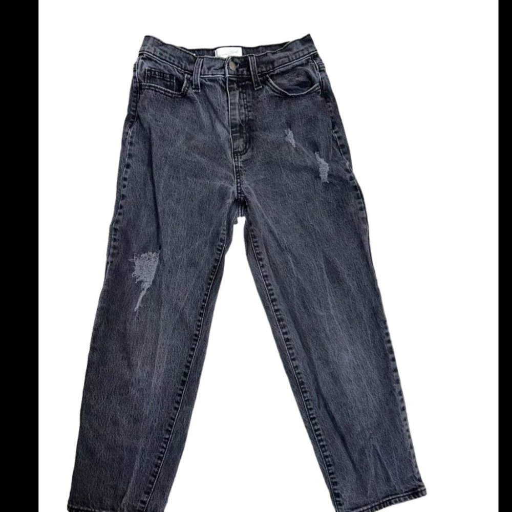 Universal thread vintage straight 2 26 R black distressed